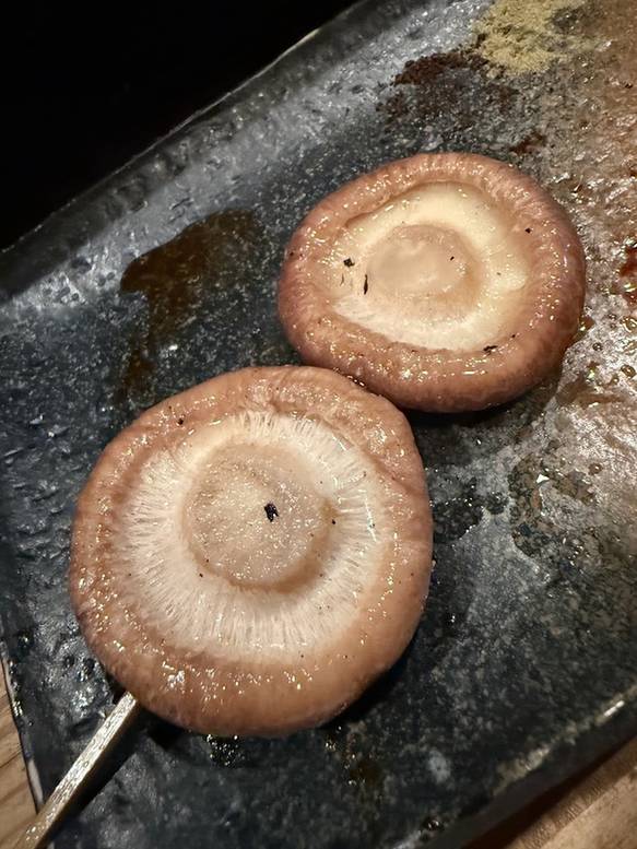 焼きしいたけの串